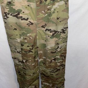 Unbranded Combat Trousers Men’s Size Waist 31-35 Inseam 32.5-35.5 Green Camo EUC
